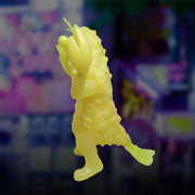 mighty jaxx super kaiju figure tempura san radioactive yellow urban attitude