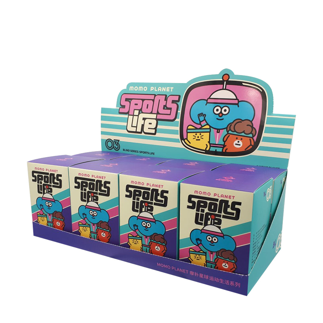 Moetch Momo Planet Blind Box - Sports Life Series Case of 8