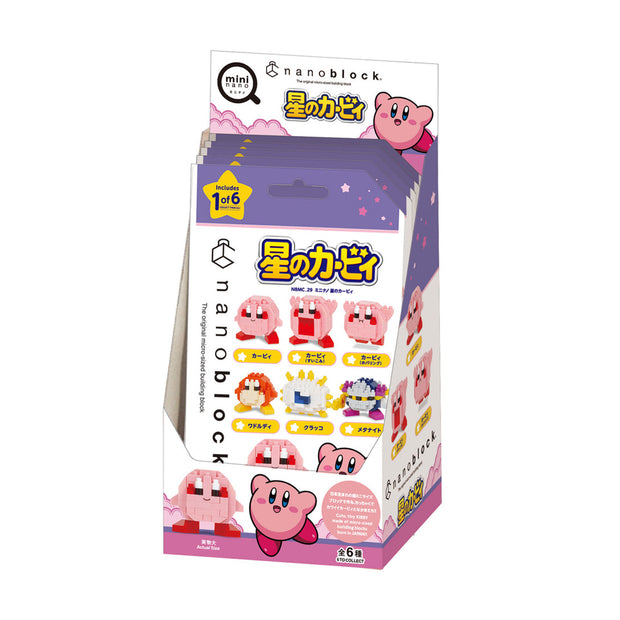 Nanoblock Mini Collection Blind Bag - Kirby Vol.1 Set Of 6 Open Box Urban Attitude