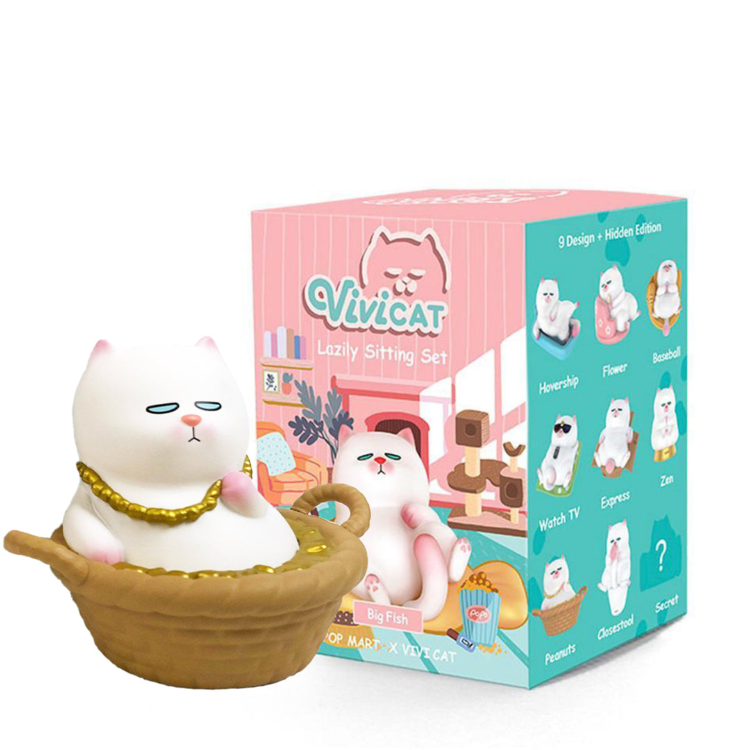 Pop Mart Vivi Cat Blind Box - Lazily Sitting Series – Urban Attitude