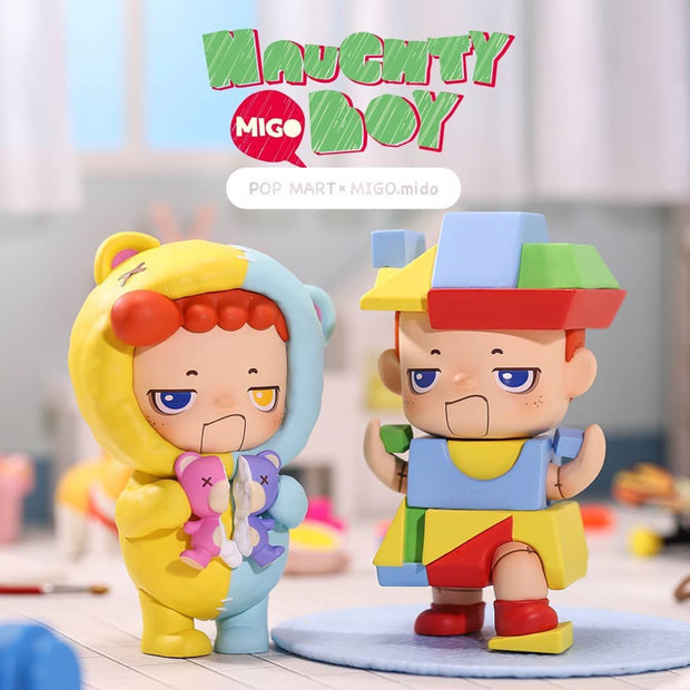 Pop Mart Naughty Migo Boy Blind Box - Wild Kid Series