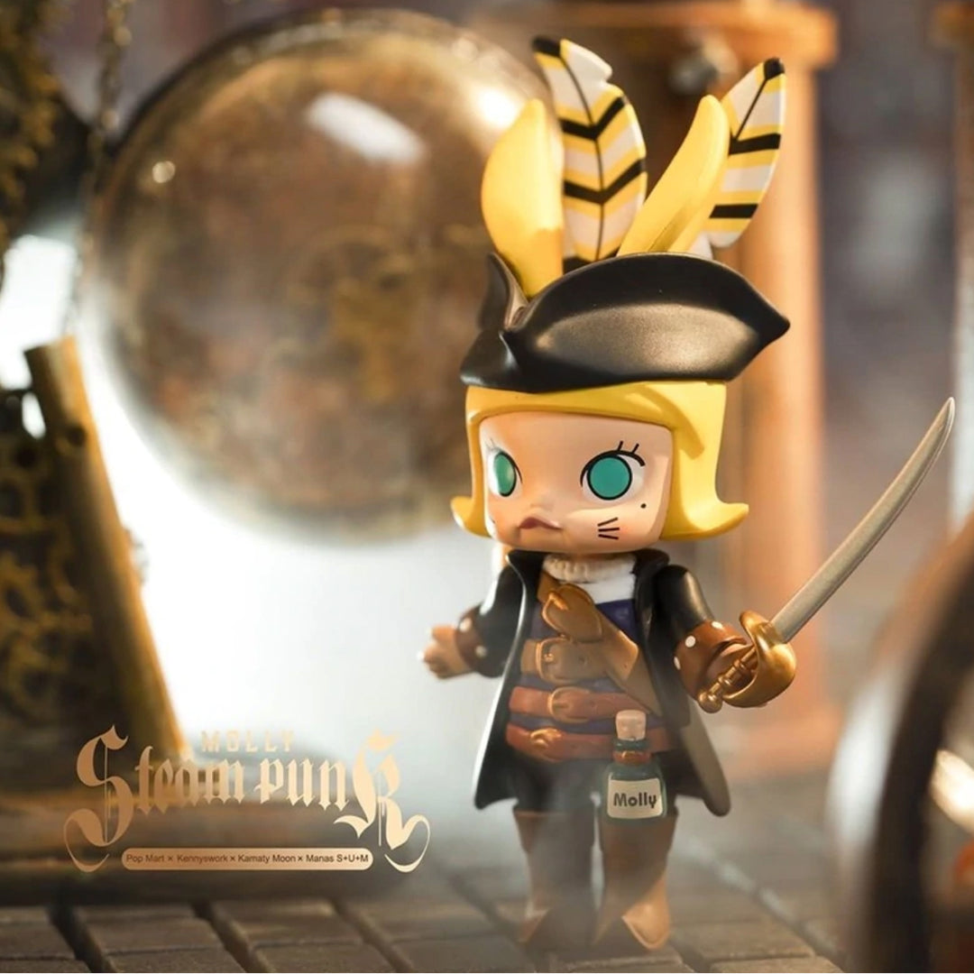 Popmart Molly steam punk シリーズ　シークレット MOLLY Steam Punk Series Super Secret Circus Molly Pia(1/144