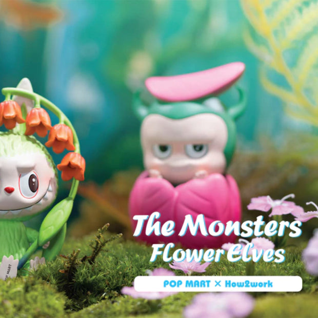 pop mart blind box monster flower elves urban attitude