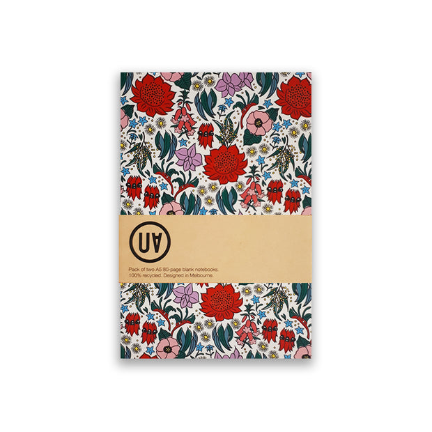 Softcover Notebook Floral Emblems Urban Attitude