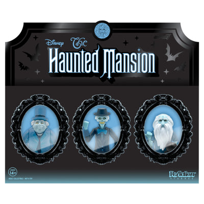 super7 reaction figure disney haunted mansion set of 3 packaging urban attitude