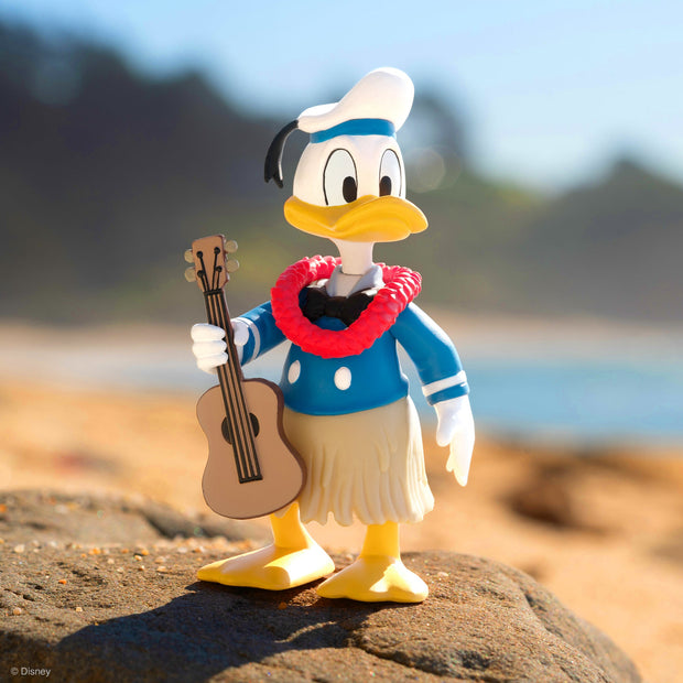 Super7 Disney ReAction Figure Vintage Collection Wave 2 - Donald Duck (Hawaiian Holiday) Lifestyle Urban Attitude