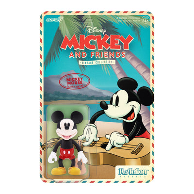 Super7 Disney ReAction Figure Vintage Collection Wave 2 - Mickey Mouse (Hawaiian Holiday) Urban Attitude