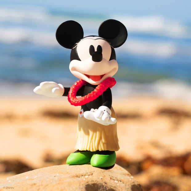 Super7 Disney ReAction Figure Vintage Collection Wave 2 - Minnie Mouse (Hawaiian Holiday) Lifestyle Urban Attitude