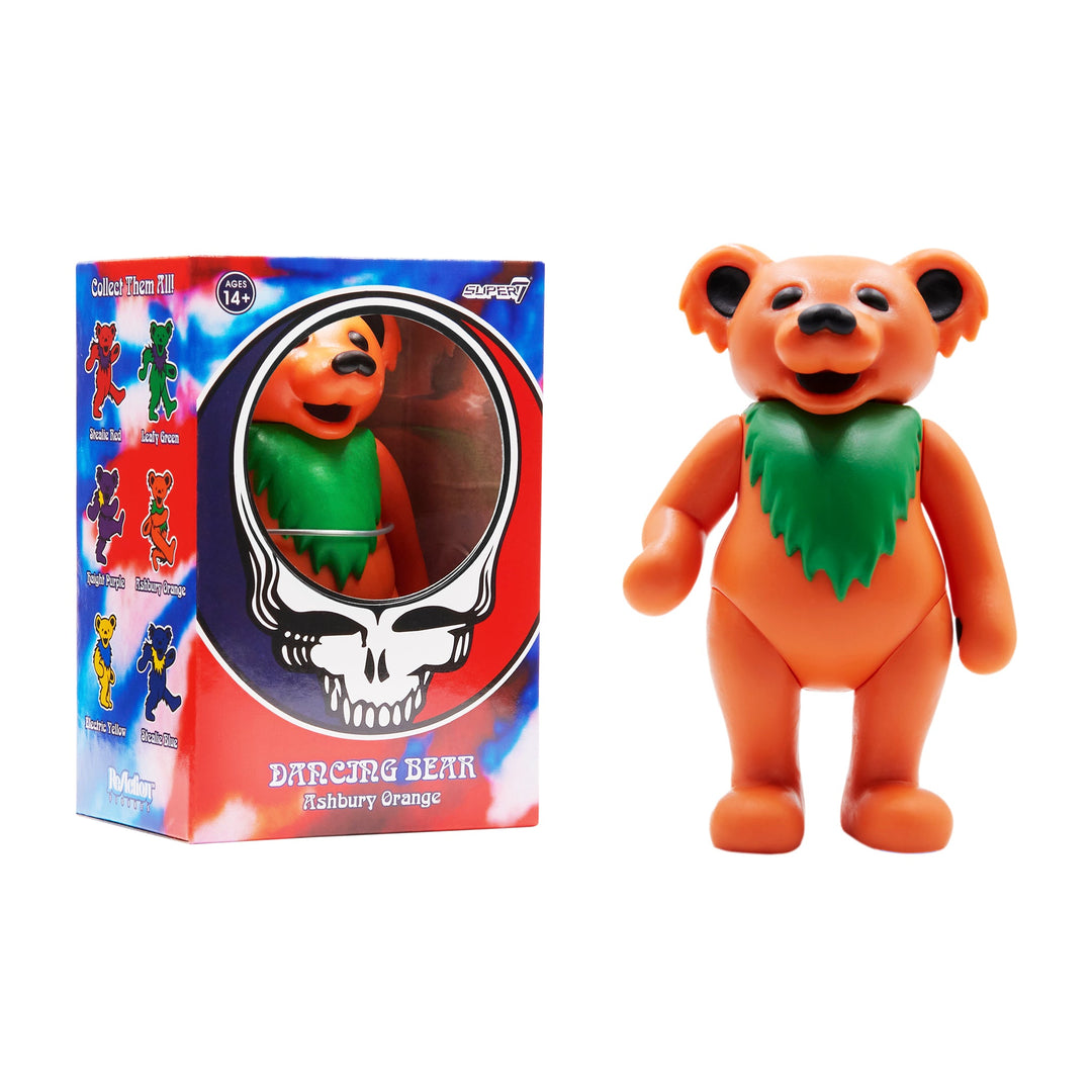 Super7 Grateful Dead ReAction Figure - Dancing Bear Ashbury Orange