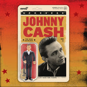 Super7 Johnny Cash ReAction Figure - The Man In Black Background Urban Attitude