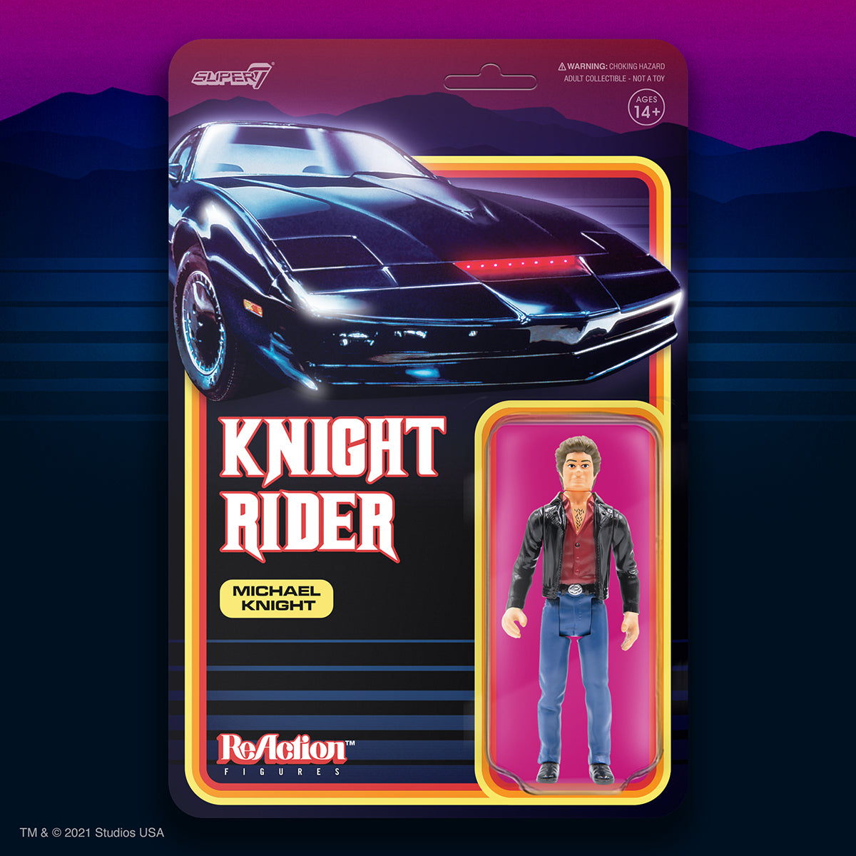 Super7 Knight Rider ReAction Figure - Michael Knight – Urban Attitude