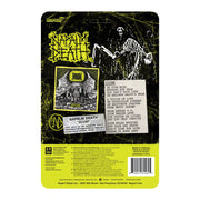 Super7 Napalm Death ReAction Figure - Scum Demon (Lime Green) Packaging Back Urban Attitude