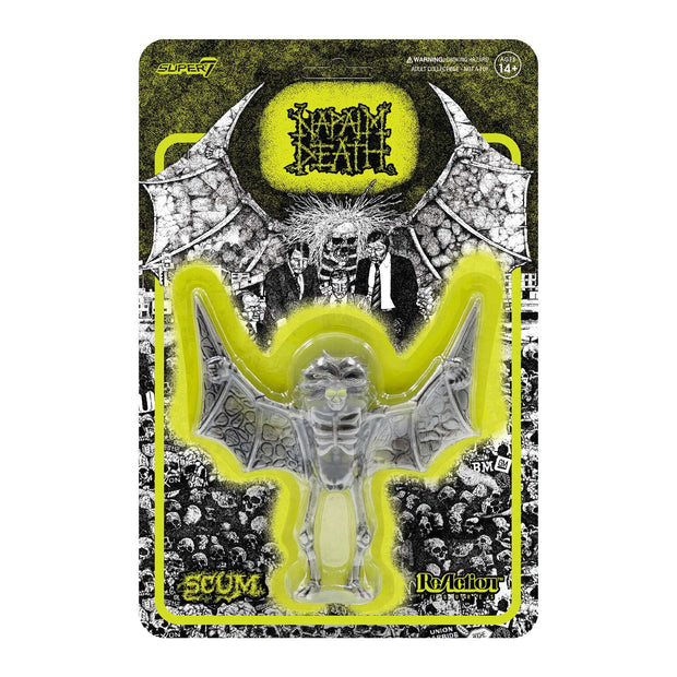 Super7 Napalm Death ReAction Figure - Scum Demon (Lime Green) Packaging Urban Attitude