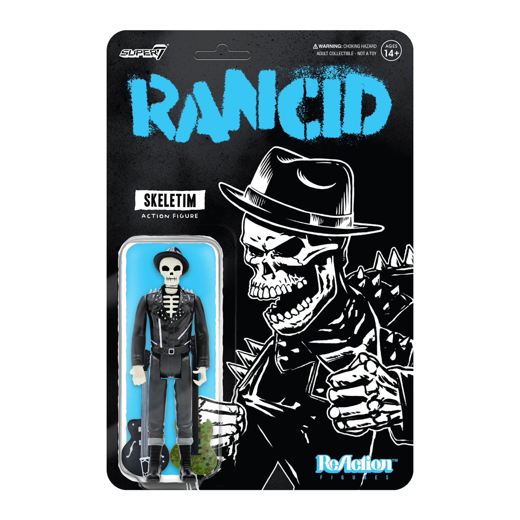 Super7 Rancid Skeletim Glow Reaction - Brinquedos e Colecionáveis