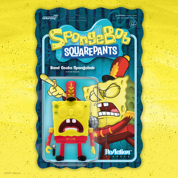 super7 reaction figure spongebob squarepants band geeks background urban attitude