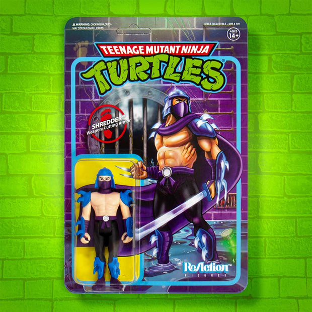 Super7 Teenage Mutant Ninja Turtles ReAction Figure - Shredder Background Urban Attitude
