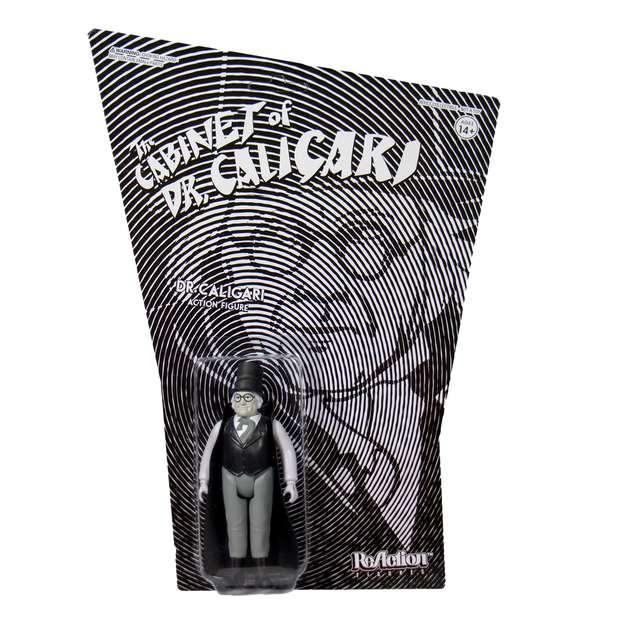 Super7 The Cabinet of Dr. Caligari ReAction Figure - Dr. Caligari Packaging Urban Attitude