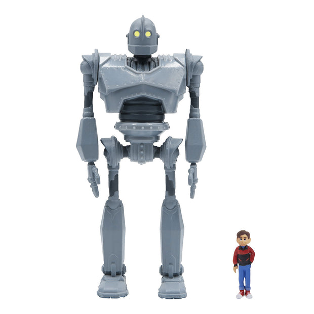 super7 reaction figure the iron giant with hogarth hughes figure only urban attitude