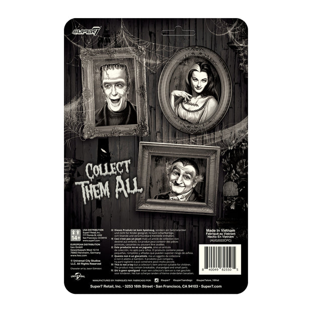 Super7 The Munsters ReAction Figure - Lily (Grayscale) Back Urban Attitude