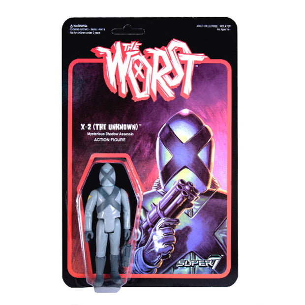 super7 the worst reaction figure x-2 the unknown wide release color urban attitude
