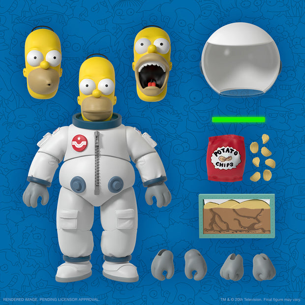 super7 ultimates the simpsons deep space homer accessories background urban attitude