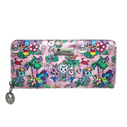 tokidoki long purse floral pink urban attitude