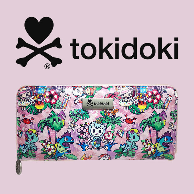 tokidoki long purse floral pink urban attitude