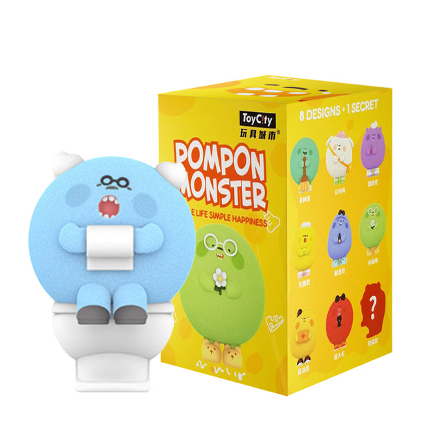 toy city blind box pompon monster series main urban attitude