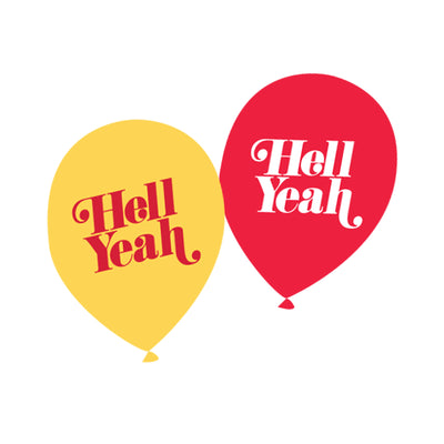 UA Balloons Pack Of 10 - Hell Yeah Urban Attitude