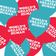 UA Balloons Pack Of 10 - World's Greatest Human Collage Urban Attitude
