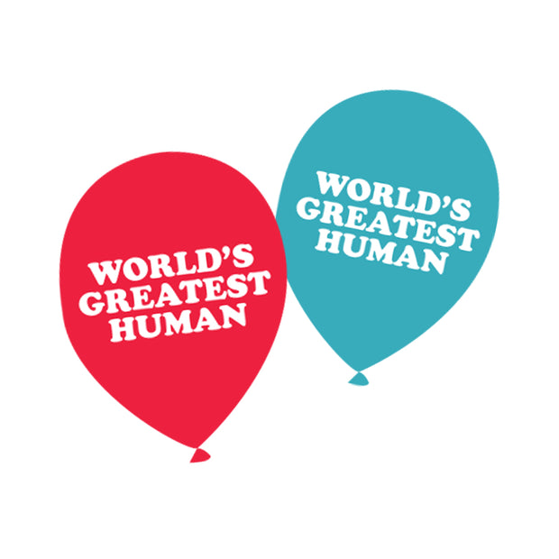 UA Balloons Pack Of 10 - World's Greatest Human Urban Attitude
