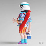 ZC World Figure Luaiso Lopez - The Stormtourist Back Angle Left Urban Attitude