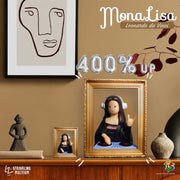 ZC World Figure Mona Lisa 400% - DJ Poster Urban Attitude