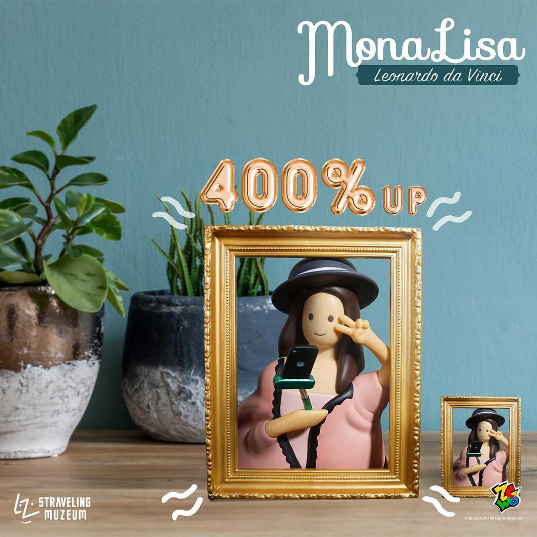 ZCWO Mona Lisa 400% Bubblegum 26cm フィギュア ZC World Figure Mona Lisa 400% - DJ – Urban Attitude
